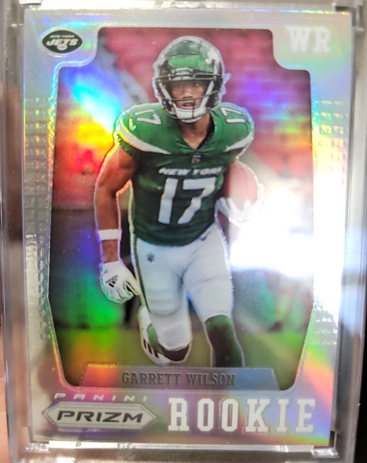 2022 Panini Prizm Flashback Silver #PFR-5 Garrett Wilson Rookie — front