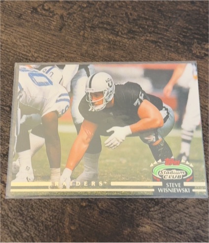 1992 Topps Stadium Club #75 Steve Wisniewski — front