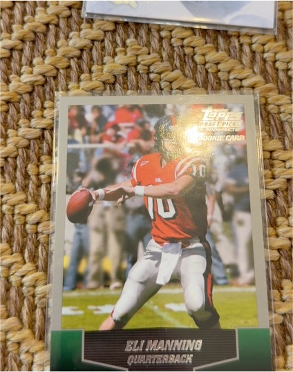 2004 Topps Draft Picks & Prospects #150 Eli Manning — front