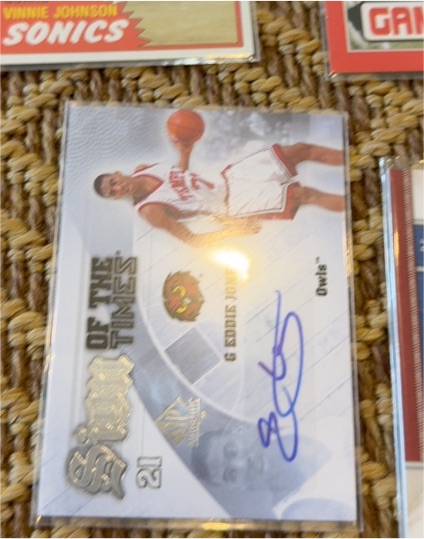 2013-14 Upper Deck SP Authentic #SEJ Eddie Jones Sign of the Times — front