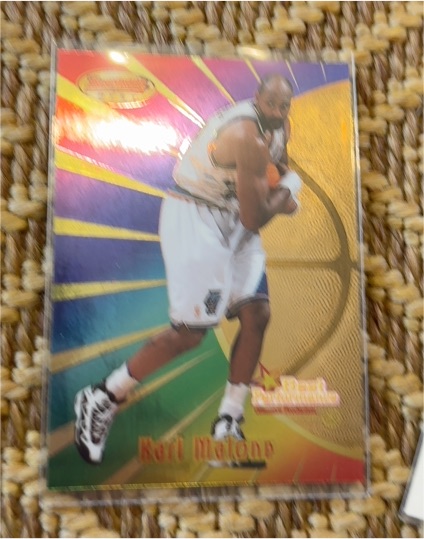 1998-99 Topps Bowman's Best #97 Karl Malone — front