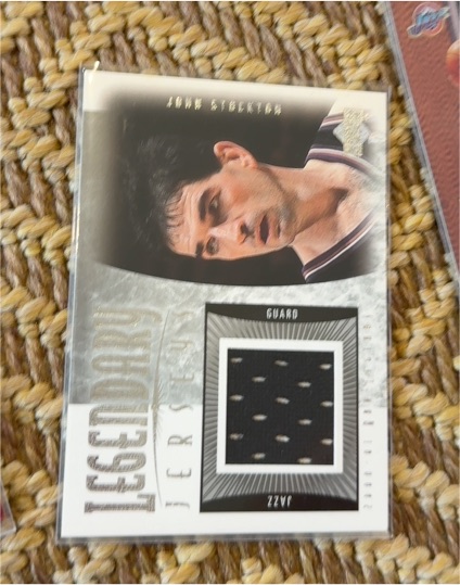 2000-01 Upper Deck Legends #JS-J John Stockton — front