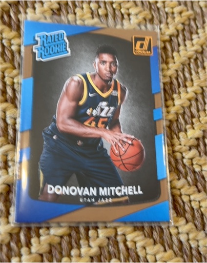 2017-18 Panini Donruss #188 Donovan Mitchell — front