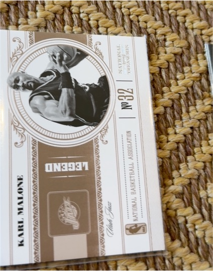 2010-11 Playoff National Treasures #32 Karl Malone — front