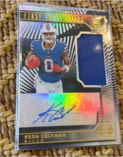 2024 Panini Illusions #111 Keon Coleman — front