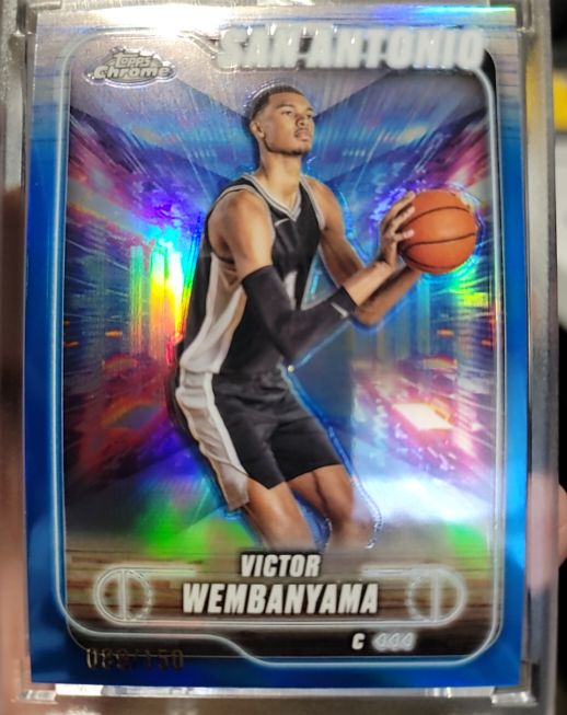 2024-25 Topps Chrome #193 Victor Wembanyama — front