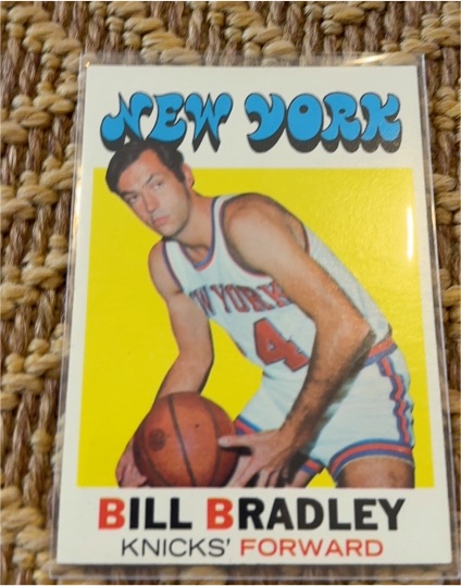 1971 Topps #2 Bill Bradley — front