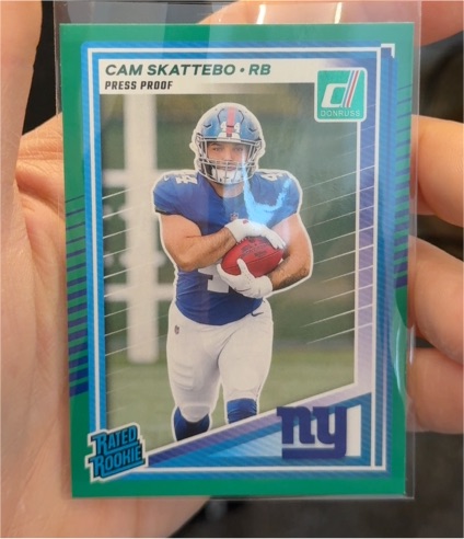 2025 Donruss #302 Cam Skattebo — front