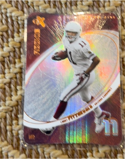 2004 Fleer E-X #11 Larry Fitzgerald — front