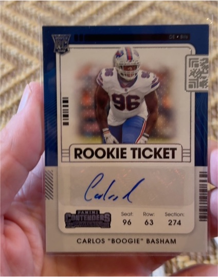 2021 Panini Contenders #176 Carlos Basham Jr. — front