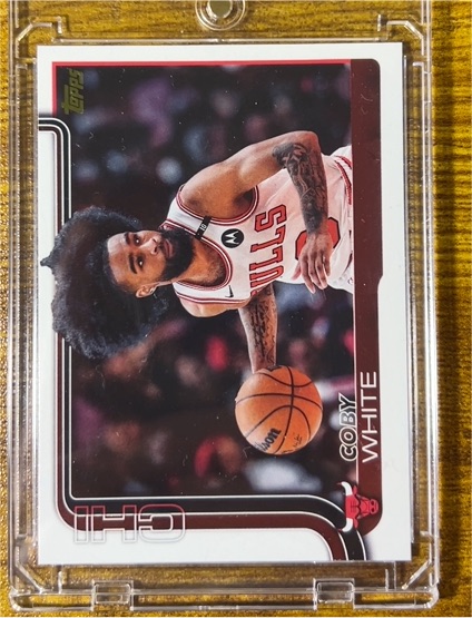 2025 Topps #CHI Coby White — front