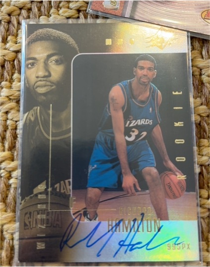 1999-00 Upper Deck SPx #97 Richard Hamilton Rookie — front