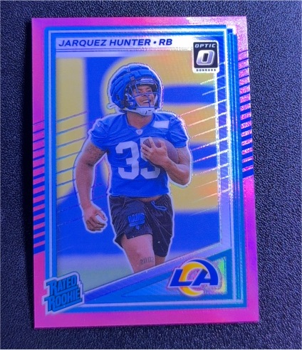 2025 Donruss Optic #352 Jarquez Hunter — front