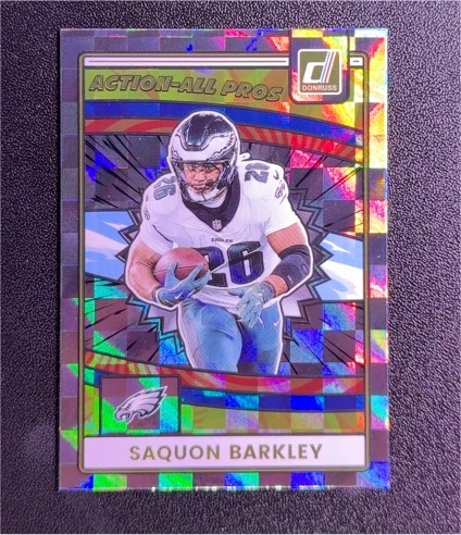 2025 Panini Donruss #AAP-SBA Saquon Barkley — front