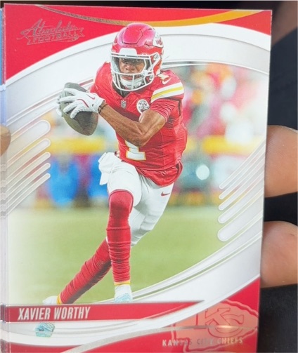 2025 Panini Absolute #13 Xavier Worthy — front