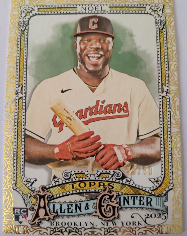 2025 Topps Allen & Ginter #77 Jhonkensy Noel — front
