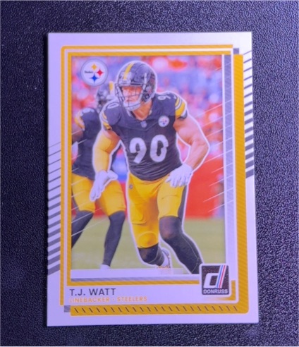 2025 Panini Donruss #132 T.J. Watt — front