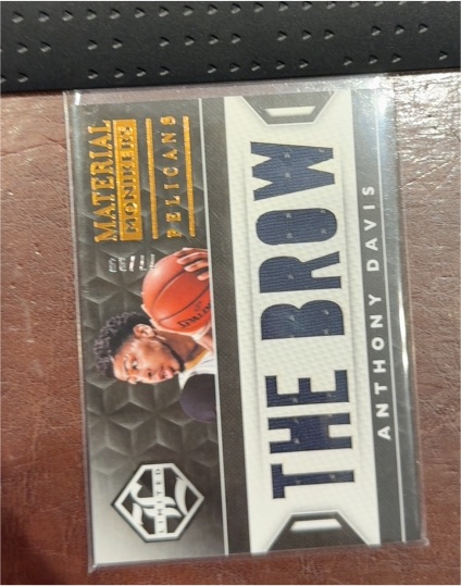 2021 Panini Material McConkey Anthony Davis THE BROWN — front