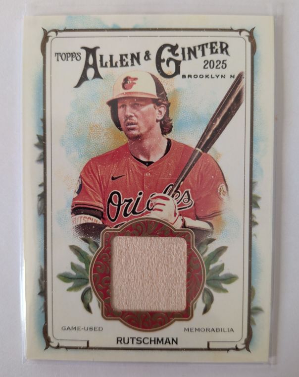 2025 Topps Allen & Ginter #AGR-ARU Adley Rutschman — front