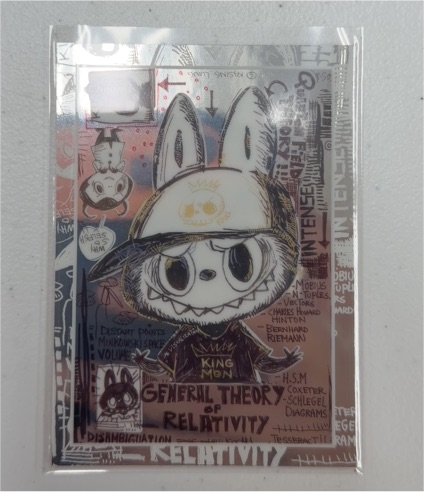 2025 Topps Chrome Labubu #1 Heaven by Kasing Lung — front