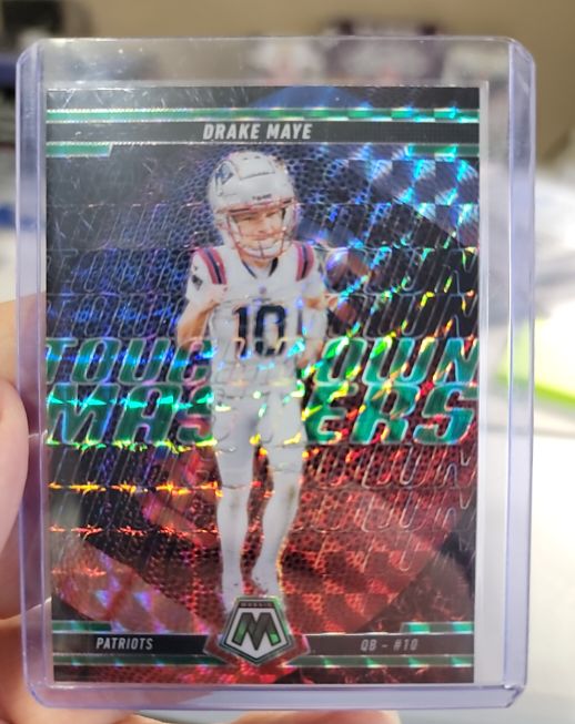 2025 Panini Mosaic Touchdown Masters #10 Drake Maye — front