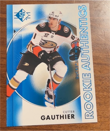 2024-25 Upper Deck SP #124 Cutter Gauthier — front