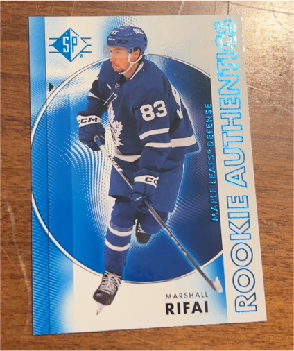 2024-25 Upper Deck SP #130 Marshall Rifai Rookie Authentics — front