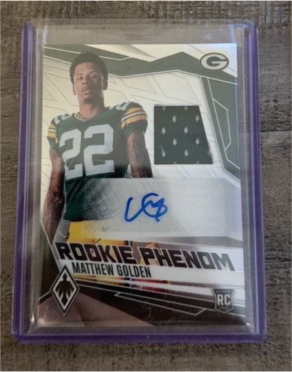 2025 Panini Phoenix Rookie Phenom #Matthew Golden — front