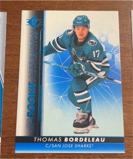 2022-23 Upper Deck SP Authentic #133 Thomas Bordeleau — front