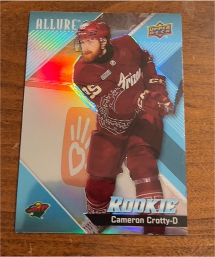 2024-25 Upper Deck Allure #124 Cameron Crotty — front