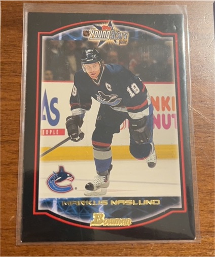 2002-03 Bowman YoungStars #68 Markus Naslund — front