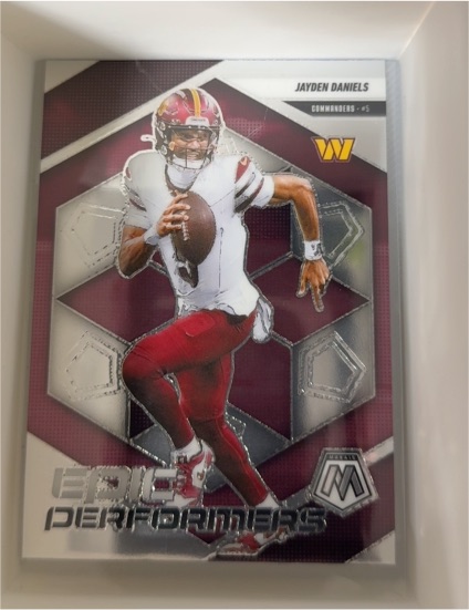 2025 Panini Mosaic Epic Performers #20 Jayden Daniels — front