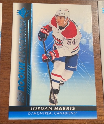 2022-23 Upper Deck SP Rookie Authentic #108 Jordan Harris — front