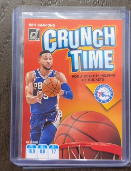 2019-20 Panini Donruss #18 Ben Simmons Crunch Time — front
