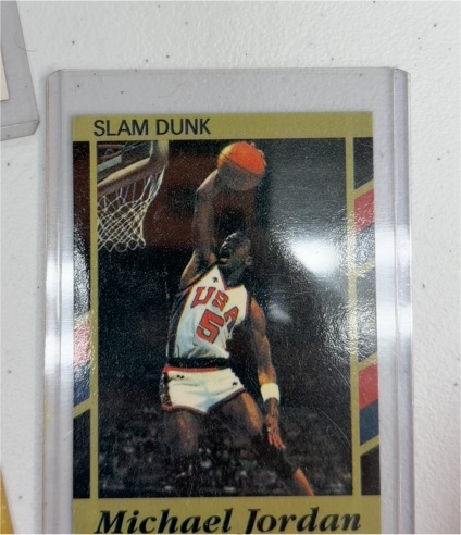 1990 Slam Dunk Michael Jordan USA #N/A — front