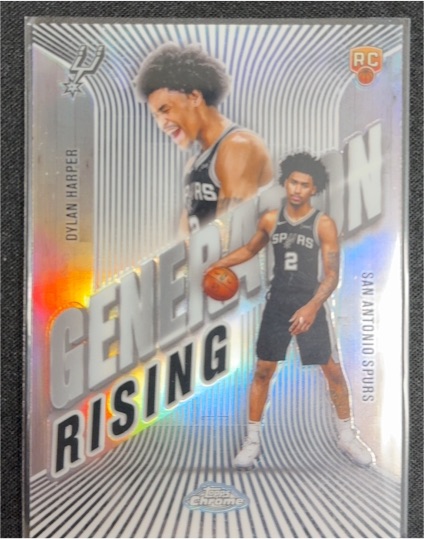 2025-26 Topps Chrome Generation Rising #GR-2 Dylan Harper — front