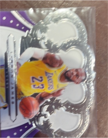 2019-20 Panini Crown Royale Die Cut LeBron James — front