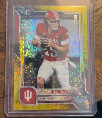 2025 Bowman Chrome University #109 Fernando Mendoza — front