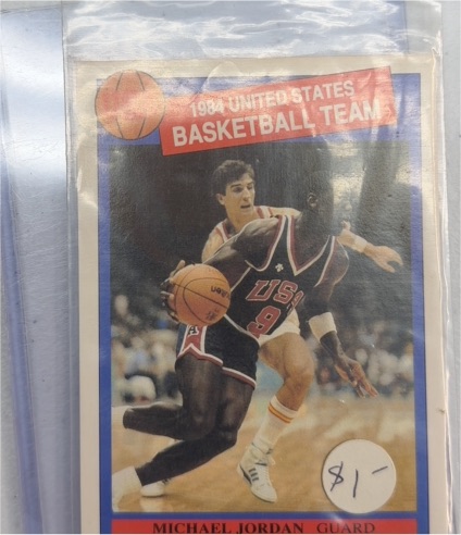 1984 Michael Jordan USA Basketball Team #2 Pink Back — front