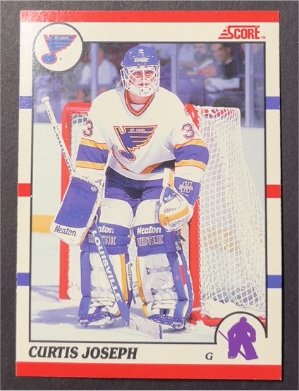 1990-91 Score #151 Curtis Joseph — front
