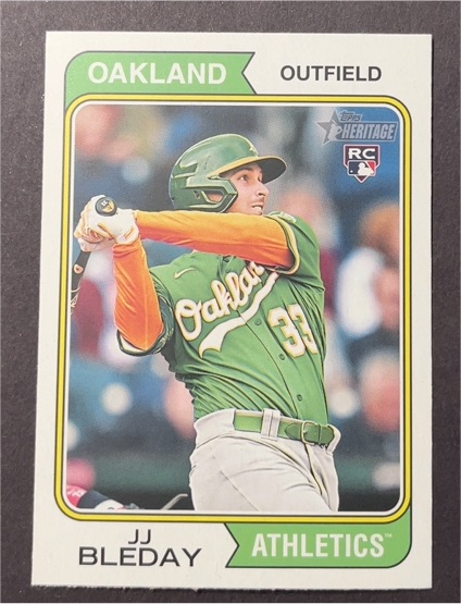 2023 Topps Heritage #647 JJ Bleday — front