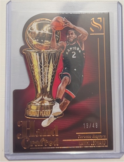 2024-25 Panini Silhouette Hand Crafted #13 Kawhi Leonard — front