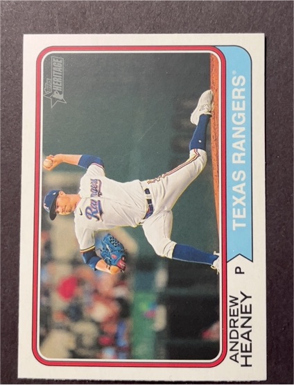 2023 Topps Heritage High Number #590 Andrew Heaney — front