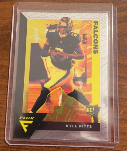 2021 Panini Chronicles Flux #FX-10 Kyle Pitts — front