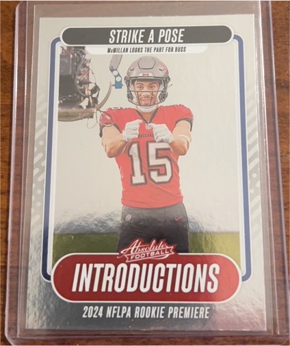 2024 Panini Absolute #I-JMN Jalen McMillan Introductions Strike A Pose — front