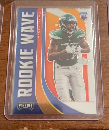2020 Panini Playoff Rookie Wave #RW-25 Denzel Mims — front