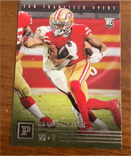 2020 Panini Chronicles #PA-17 Brandon Aiyuk — front