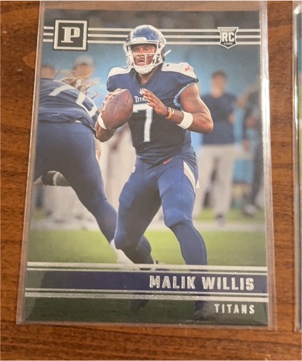 2022 Panini Chronicles #PA-2 Malik Willis — front