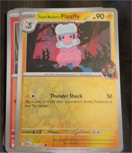 2025 Pokémon TCG Scarlet & Violet Destined Rivals #073 Team Rocket's Flaaffy — front