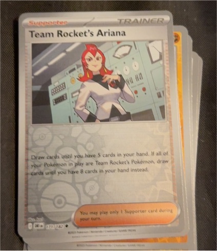 2023 Pokémon SV10: Destined Rivals #171 Team Rocket's Ariana — front